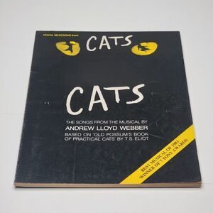 Cats The Musical Vocal Selections Sheet Music Book Andrew Lloyd Webber Vintage